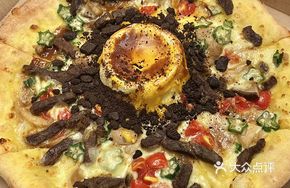 Volcano Base New Zealand Wagyu with Cheese and Mushroom