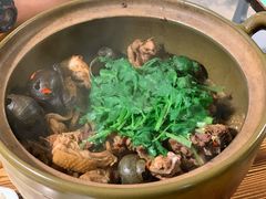 招牌必点-田螺鸡煲-食爺炭炉鸡煲·烧烤
