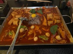 鱼饼火山炒年糕-包装马车·韩国料理·포장마차