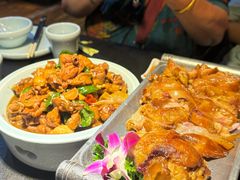 青阳生炒鸡-三道菜(明堂公园店)