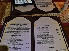 菜单-Sala Thai Restaurant