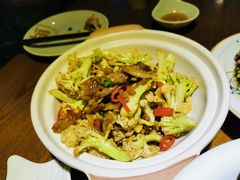 干锅有机菜花-船歌·鱼水饺青岛菜(金狮广场店)