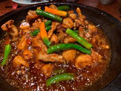 酱爆石锅蛙-绿茶餐厅(蓝色港湾店)