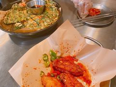 海鲜葱饼-富乐满韩国正宗炸鸡韩国料理(虹泉路店)