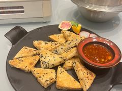泰式芝麻煎豆腐-甜阿姨·天台花园私房菜(万松园店)