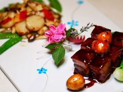红烧肉伴澳州元贝-丽晶美庐·玉兰餐厅