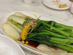 白灼双拼菜心-大鸭梨烤鸭(石佛营店)