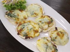 芝士焗扇贝-大螃蟹海鲜餐厅
