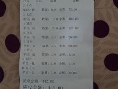 账单-喜临门酒家(城东店)