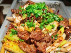 葱椒爆牛肉-绿茶餐厅(深圳龙华天虹购物中心店)