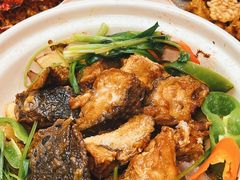 啫啫三文鱼头煲-避风塘·金牌店·夜宵(金玉兰店)