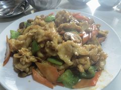 口蘑鸡片-龙福祥餐馆