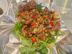 锡纸香菜牛肉-渔语鱼酸菜鱼新川菜(来福士店)