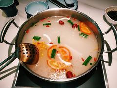 骨汤虫草花锅底-许府牛火锅(信义坊总店)