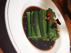 捞汁秋葵-又一福烤鸭·北京菜(东四店)