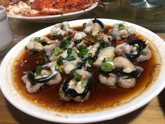 清蒸枸杞黑耳鳗鱼-海门岛七号餐厅