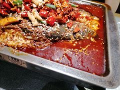 -探鱼·鲜青椒爽麻烤鱼(东城万达广场店)