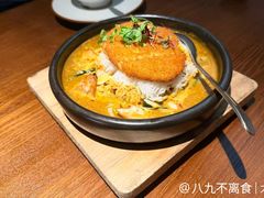 石锅咖喱鸡扒饭-本处·素食·融合料理(南油店)