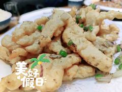 椒盐龙利鱼-晚归月亮湾私家菜(临邑路店)