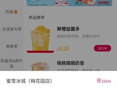 -蜜雪冰城(梅花园佳润广场店)