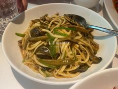 茭白炒现划鳝丝-玫瑰厅上海菜(兴国路店)