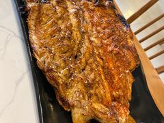 果木炭烤虹鳟鱼-钰田大院·碳烤虹鳟鱼·怀柔地道农家菜(雁栖湖店)