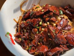 肉丝拌川加猪肝-小狗面馆(河东路店)