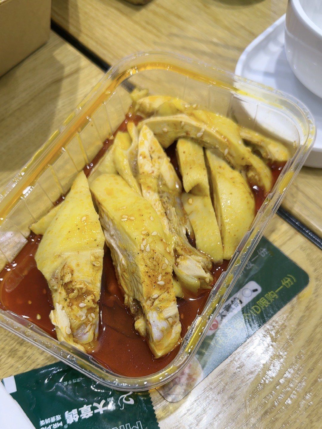 新白鹿 你们家的外卖口水鸡的量连门店现