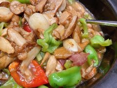 火腿烩牛肝菌-云海肴·汽锅鸡·云南菜(天山百盛优客店)