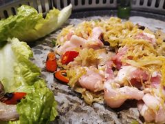 酸菜五花肉-一家东北烤肉(华大店)