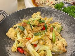 干锅有机花菜-钦善斋(武侯祠店)