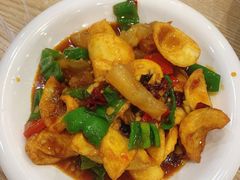 虎皮蛋白烧牛筋-江城燕子大排档(江汉路步行街店)