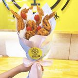 烈士墓附近的炸鸡外卖