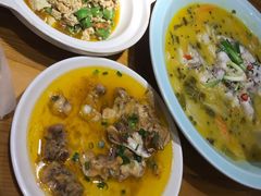经典酸菜鱼-丁记盐蘸牛肉·新杭菜(河东路店)
