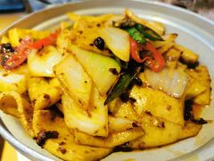 干锅千叶豆腐-吕氏疙瘩汤·海鲜新鲁菜(凯德mall新都心店)