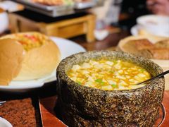 石锅鸡汤豆腐-绿茶餐厅(华联万柳店)