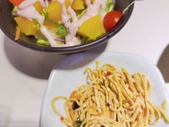 黄桃沙拉-猪啊牛呀羊啊铜盘烤肉(正大广场店)