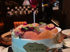 日式白桃淡奶油蛋糕-小苍兰风铃草蛋糕甜品(沈阳店)