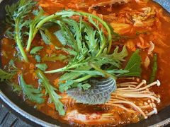 土豆排骨火锅-喇喇排骨火锅·传统韩式脊骨汤(望京西园总店)