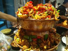 双层铁锅牛蛙-巴四老城区炭火蛙锅(张江店)