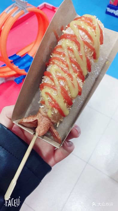 藕耙手工热狗棒章鱼棒图片