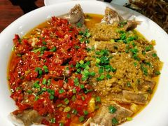 双椒蒸深海碟鱼-YOYO悠游美食地图(西市城购物中心店)