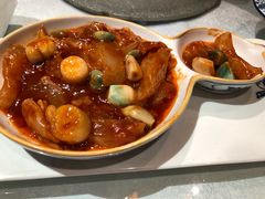 腊八蒜烧蹄筋-卫鼎轩·家宴(水上公园店)
