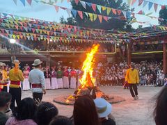 -摩梭传统篝火晚会