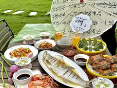 -七的湖·晚芳亭·阳澄湖农家菜·大闸蟹(莲花岛店)
