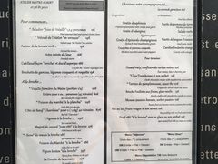 菜单-Le Comptoir de la Gastronomie