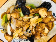 葱烧豆腐-许家炒鸡店(清真寺街店)