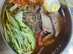 -吉林延边牛肉汤饭，大冷面