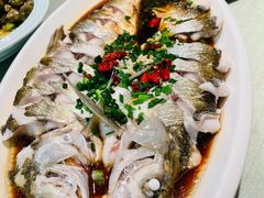 葱油白水鱼-红樽舫湖州菜.湖景餐厅(太湖渔人码头店)