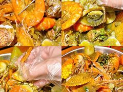 绿咖喱藤椒手抓海鲜-仓库南洋海鲜小排档(柳河路店)